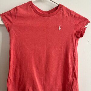 Salmon Polo T-Shirt, Size 6